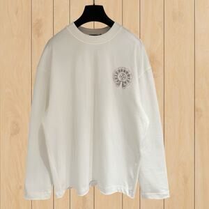 Chrome Hearts Men's Classic White Long Sleeve